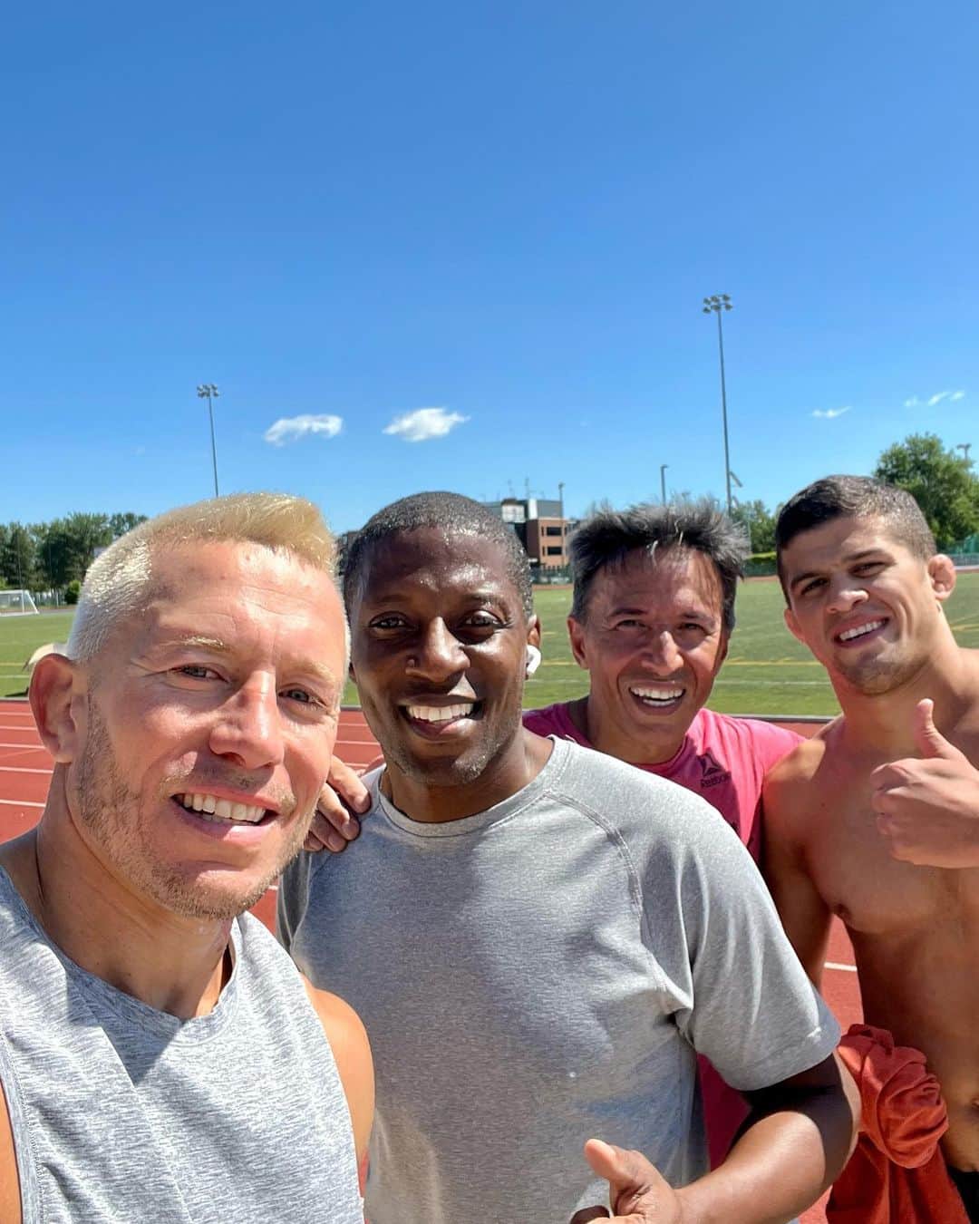 ジョルジュ・サンピエールのインスタグラム：「Today was a good day! 🏃」