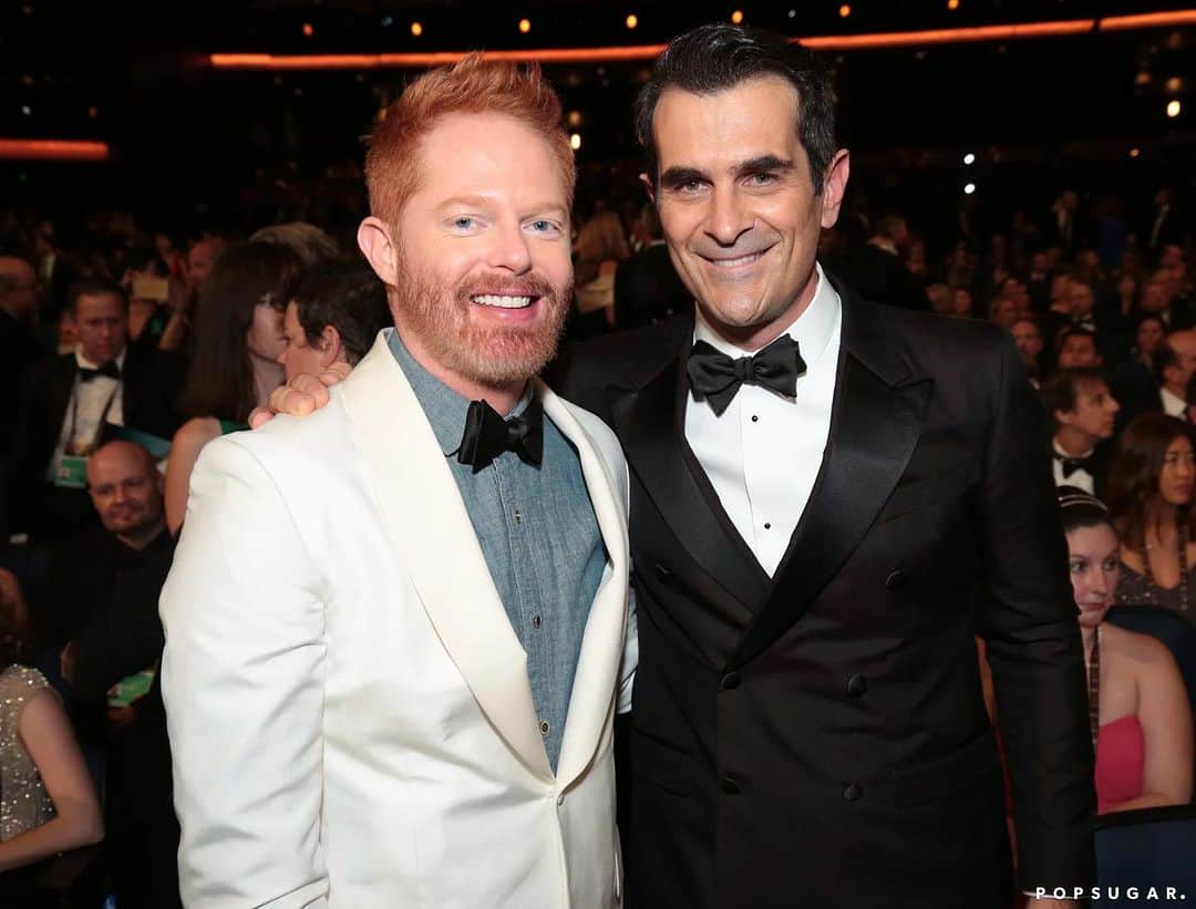 ジェシー・タイラー・ファーガソンのインスタグラム：「Happy birthday to my friend, Ty. I miss seeing you everyday and running jokes into the ground with you while everyone around us rolls their eyes (especially our spouses).」