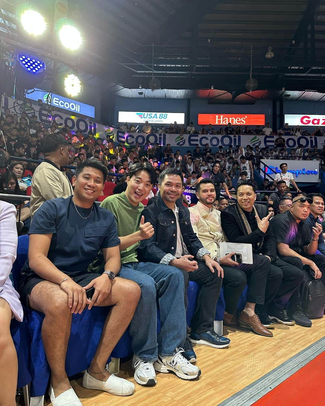 Ryan Bangのインスタグラム：「Thank you for having me @mannypacquiao @jinkeepacquiao and @juniormpbl ♥️🫶」