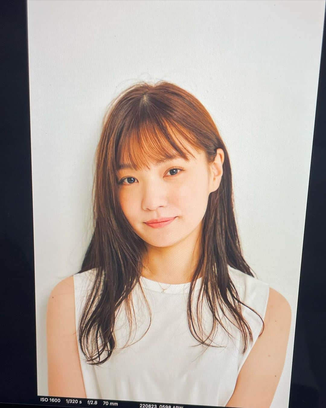 佐藤綾衣のインスタグラム：「、 宣材写真撮ってきたよん☺️  マネージャー可愛い😚 利倉さんともちょっと話せたし うれぴ🐣」