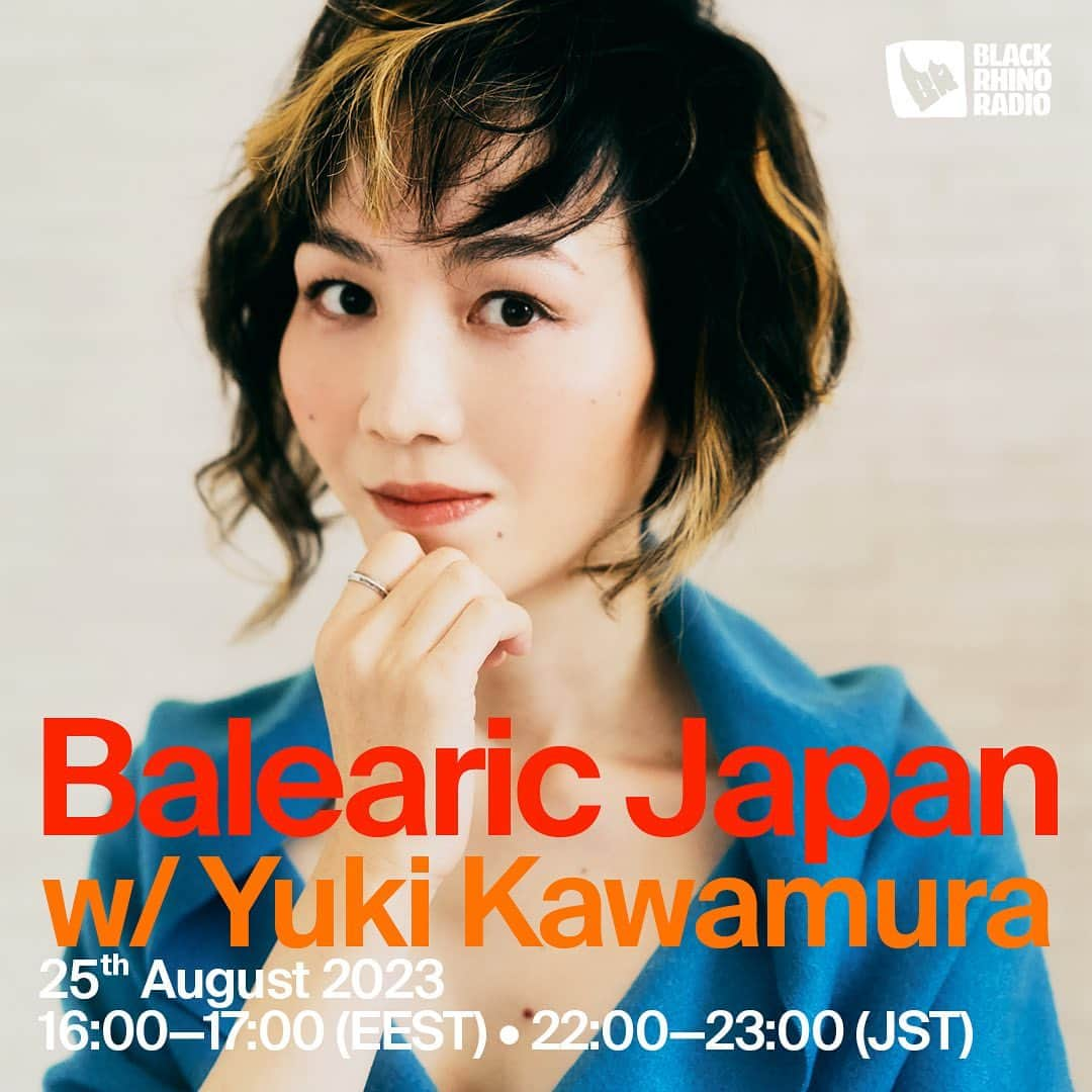 川村由紀のインスタグラム：「O.A. Friday 25th Aug☀️Romanian radio station. on @blackrhino_radio Monthly program #BalearicJapan by Yuki Kawamura will start will begin: 🇷🇴  今週金曜から #ルーマニア でマンスリーレギュラーラジオ番組 #バレアリックジャパン 始まります🇷🇴🎙️   はい！こんにちわ！こんばんわ！カワムラユキのBalearc Japanにようこそ！🇯🇵  この番組は日本は東京にあるクラブやライブハウスが乱立する繁華街、渋谷は道玄坂の入り口にある築約70年の古民家をリノベーションして作られた2010年にオープンのウォームアップDJリスニングバー #渋谷花魁 プロデューサーであるカワムラユキが、日本のユニークな音楽を中心に世界中のバレアリックを感じる音楽を選曲してO.Aするマンスリープログラムです🎴  ちなみに私 #カワムラユキ が想う #バレアリック とは、ジャンルではなく心に #楽園 のイメージを連想させてくれる音楽のことだと思っています🏖️  渋谷花魁は #道玄坂 というクラブやライブハウスが立ち並ぶストリートの入り口付近にございます！ぜひ #日本 にいらした際は、遊びに来てくださいね🇯🇵  Hello, good evening！Welcome to #BalearicJapan with #YukiKawamura 🍶  This program is produced by Yuki Kawamura, producer of @oiran_shibuya , a warm-up DJ listening bar opened in 2010, which is located in a renovated 70 year old house in a corner of Shibuya, a busy area of clubs and live houses in Tokyo, Japan, with a focus on unique Japanese music. This is a monthly program that selects and o.a. Balearic-inspired music from around the world. Please Enjoy〜✨  I think #Balearic is not a genre of music, but music that evokes an image of #paradise in your mind.🏝️  Shibuya OIRAN is located near the entrance to #Dogenzaka Shibuya Tokyo Japan, a street lined with clubs and live houses in Shibuya, Please come and visit us when you come to Japan.🇯🇵  #blackrhinoradio #romania #shibuya」