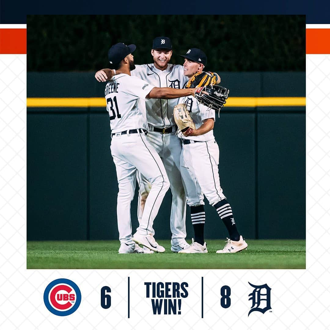 デトロイト・タイガースさんのインスタグラム写真 - (デトロイト・タイガースInstagram)「Hey Detroit, whaddaya say? #TigersWin」8月23日 11時38分 - tigers