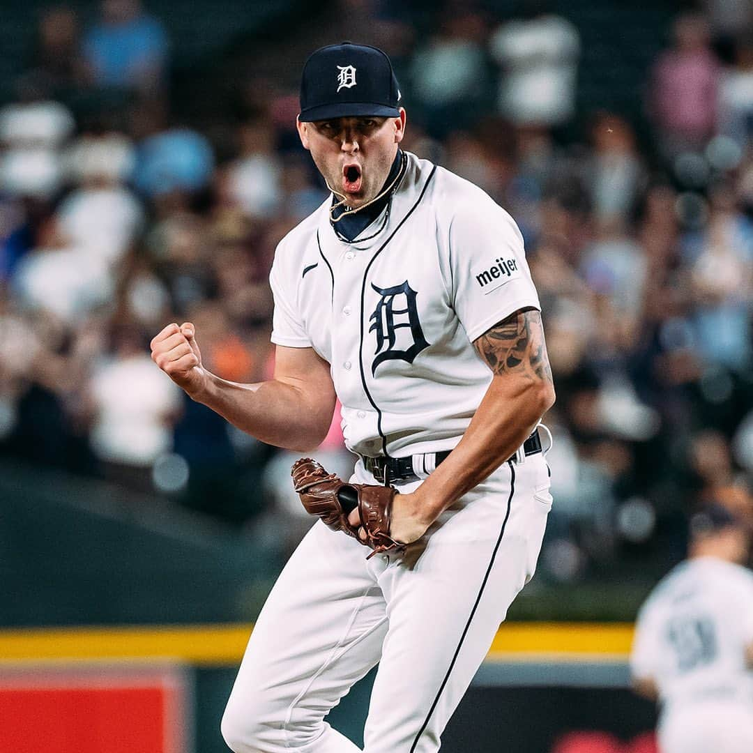 デトロイト・タイガースのインスタグラム：「Hey Detroit, whaddaya say? #TigersWin」