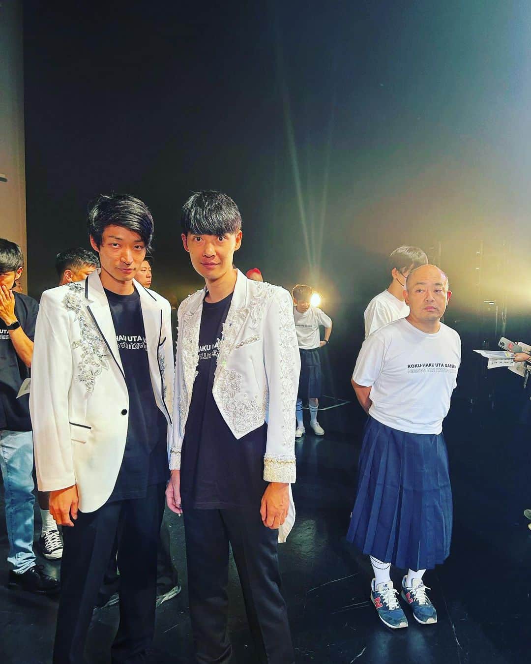 のインスタグラム：「山田＆櫻井  #黒白歌合戦」