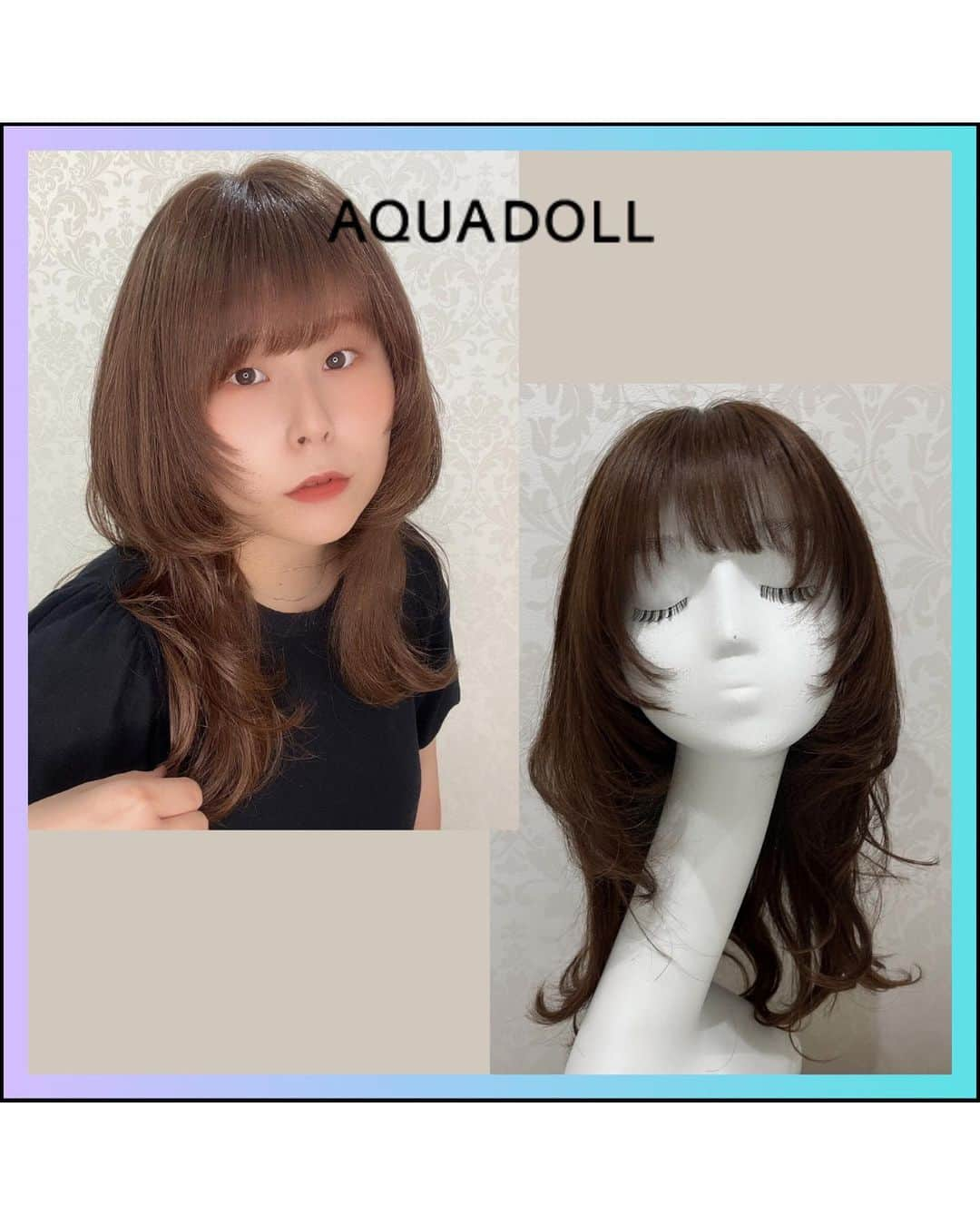 AQUADOLL アクアドールウィッグのインスタグラム