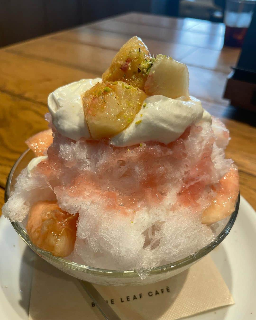 木下望さんのインスタグラム写真 - (木下望Instagram)「・ ・ 午後もファイト〜💪 かき氷たべたいね🍧🍑」8月23日 12時33分 - nonchan_starmarie