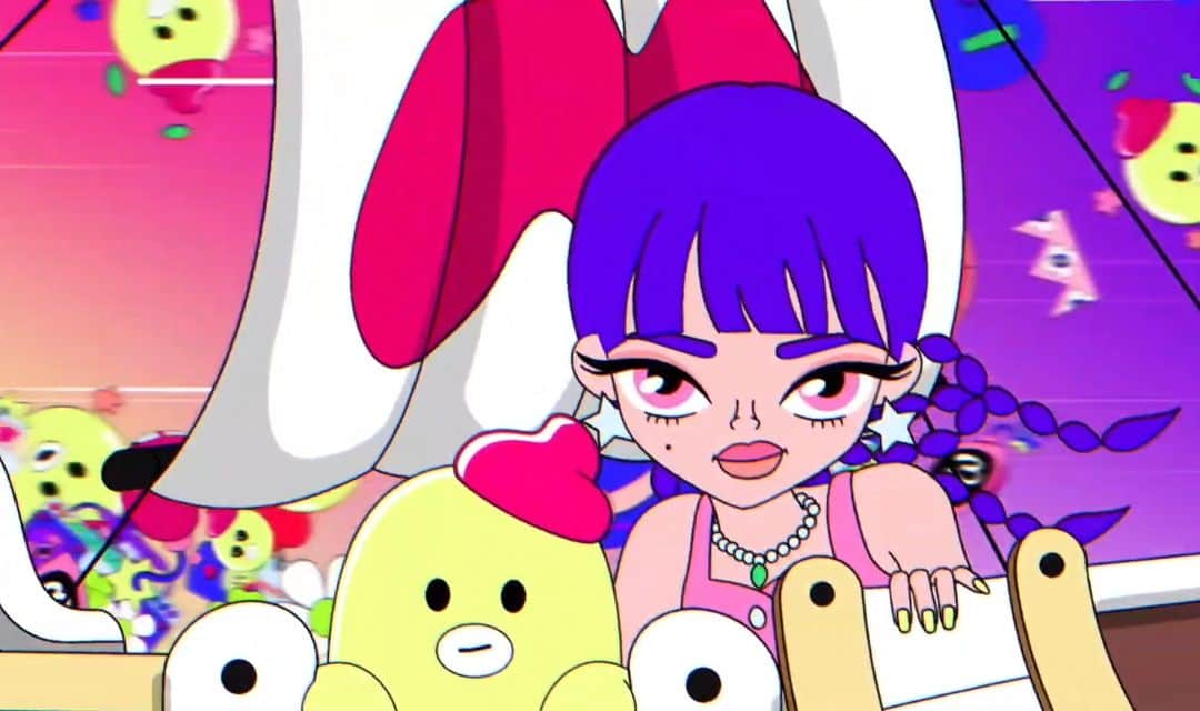 ソヨンのインスタグラム：「🎧 SOYEON × MOONO 아무너케 (I'm OK) 💛🐙 https://youtu.be/bKLTsAy9ig4」