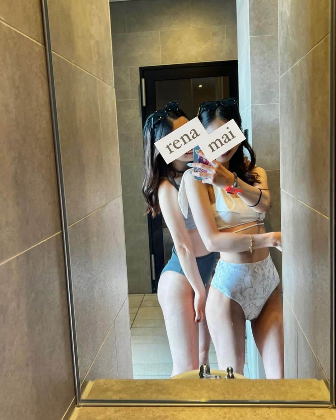 まいちのインスタグラム：「😚💗👙  #pool #福岡女子 #fukuoka」