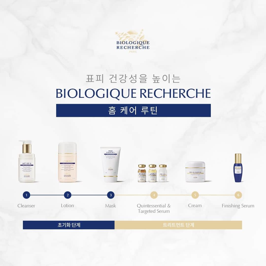 biologique_recherche_Koreaのインスタグラム：「- 𝗕𝗜𝗢𝗟𝗢𝗚𝗜𝗤𝗨𝗘 𝗥𝗘𝗖𝗛𝗘𝗥𝗖𝗛𝗘  건강한 표피는 스스로 피부를 방어하고 자생할 수 있는 힘을 발휘합니다.  비올로직호쉐쉬는  표피 건강에 초점을 맞춰 피부의 건강을 되찾아드리며  비올로직호쉐쉬만의  특별한 스킨케어방법론과 전문적인 홈케어 루틴으로  임상학적 접근에 기초한  놀라운 효과를 선사드립니다.  #biologique_recherche #FollowYourSkinInstant #BuildingBetterSkin #homeskincares #비올로직호쉐쉬 #보떼비알」