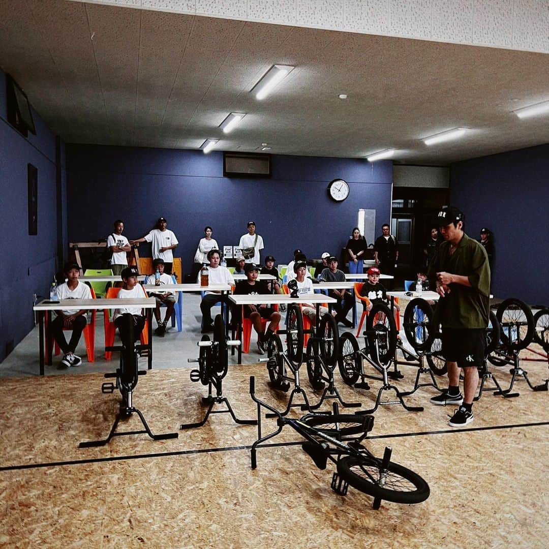 田丸なおとのインスタグラム：「SUMMER CAMP @harimabase  A lot of OMOIDE.   @wethepeoplebmx」