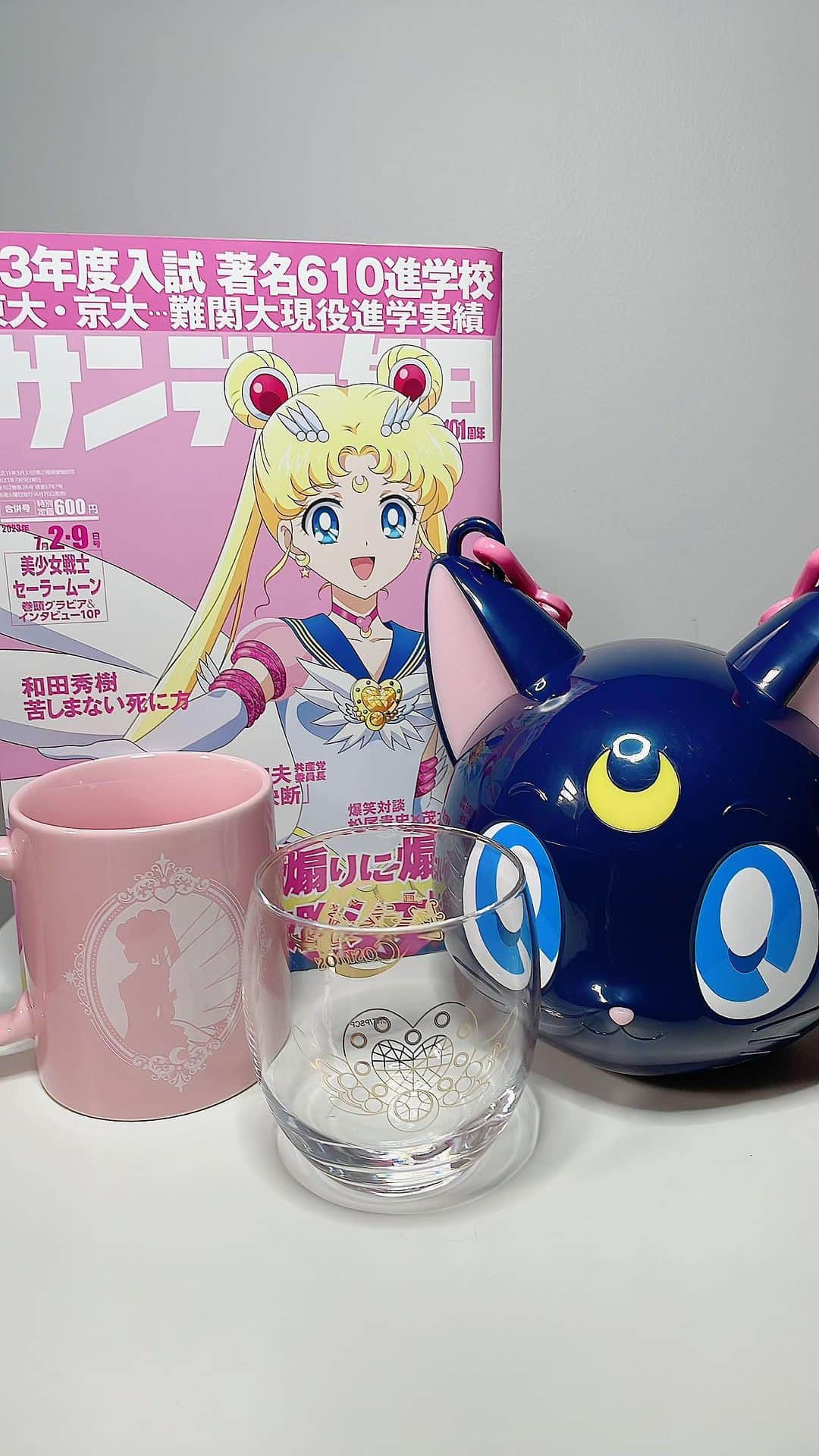 のインスタグラム：「✨🌙 Oooh got some Sailor Moon Cosmos movie goods from @omjapannn! I’m obsessed with the Luna popcorn bucket!! 🌙✨  #sailormoon #sailormooncosmos #セーラームーン」