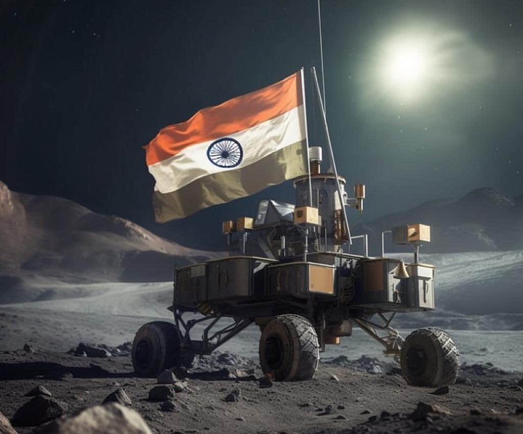 サルマン・カーンのインスタグラム：「Congratulations to all the scientists at ISRO as #Chandrayaan3 has successfully soft-landed on the moon. The entire country is proud. Bharat Mata Ki Jai!」