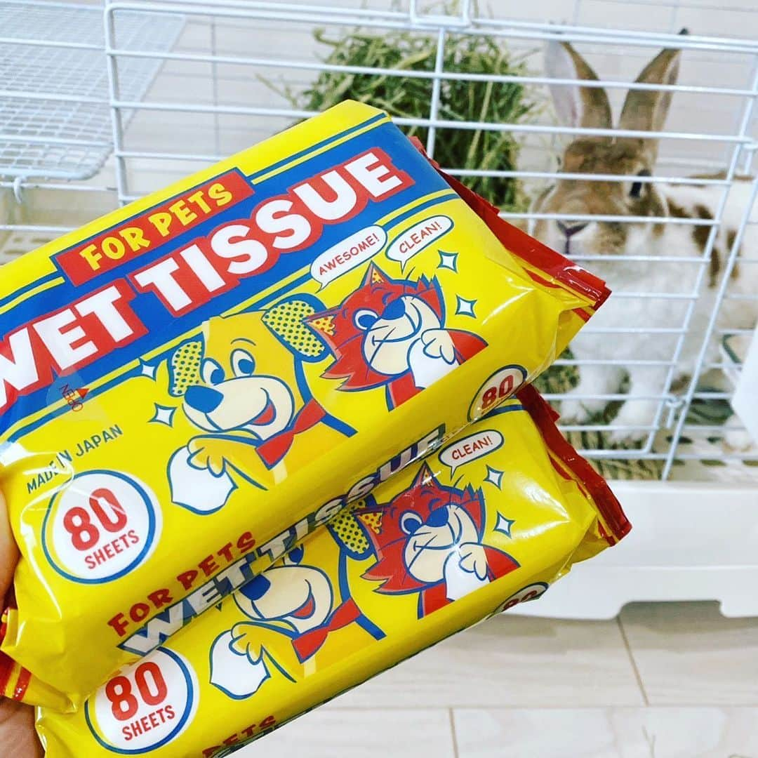 awesomestoreのインスタグラム：「本日は新三郷店スタッフ投稿🐰 ＊＊＊＊＊＊＊＊＊＊＊＊＊＊＊  何度リピートしているかわからない愛用品🙈 ペットちゃんの顔やお尻を拭くだけでなく、おもちゃやケージ等ペット用品を拭くのにも便利です‼️ パッケージも可愛いので、そのまま収納して使っています💓 ＊＊＊＊＊＊＊＊＊＊＊＊＊＊＊ ▪️ペットウェットティッシュ ¥125(税込セール価格)  #awesomestore#オーサムストア#雑貨#暮らし#日用品#生活雑貨#プチプラ#プチプラグッズ#プチプラアイテム#巾着#ペット用品 #ウェットティッシュ#ペットウェットティッシュ#パケ買い」