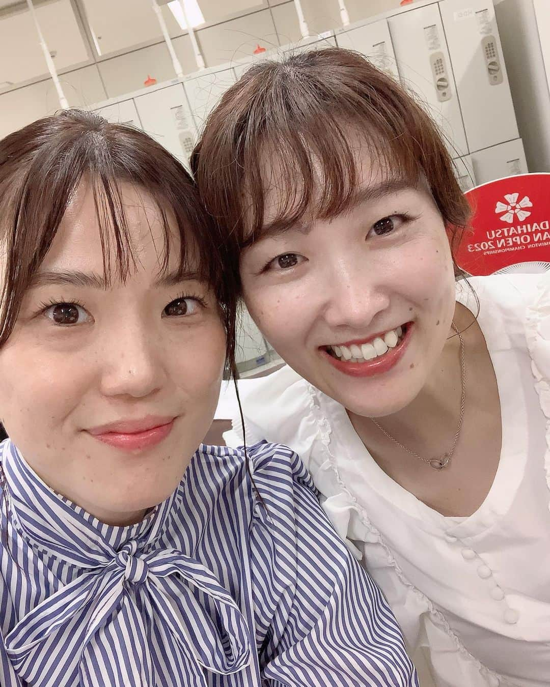 前田美順さんのインスタグラム写真 - (前田美順Instagram)「. . . . #ジャパンオープン2023 #daihatsujapanopen2023  . . なかなか会えないけど方々に会えて、とても嬉しい😊 しつこいぐらい写真撮った。 . . ありがとうございました😊 . . . . #バドミントン #badminton #エアバドミントン #airbadminton  . #投稿し忘れすぎ #バドミントン世界選手権2023  #はじまってるー #頑張れ日本🇯🇵」8月23日 18時42分 - miyukimaeda_badminton