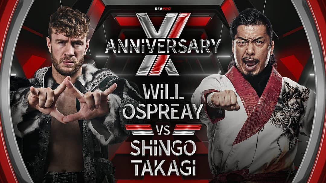 ウィル・オスプレイのインスタグラム：「I will have the match of the #AllIn weekend  Be there  @RevProUK CopperBox Arena. 26.08.23   @AEW Wembley Stadium 27.08.23」