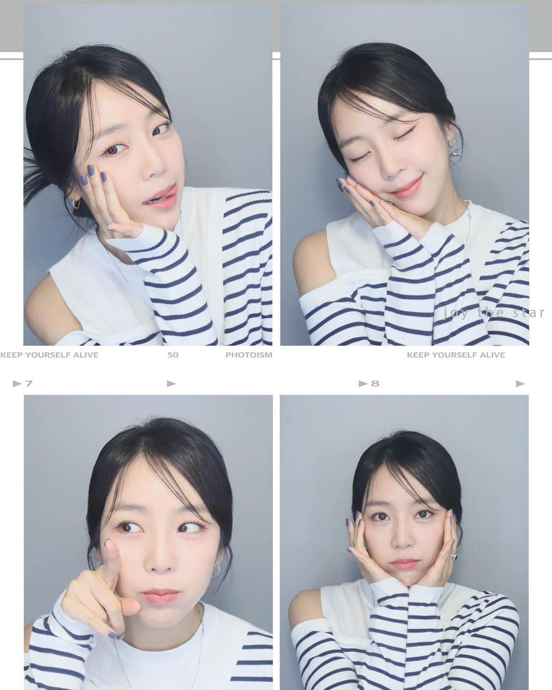 キム・イェウォンのインスタグラム：「뿅🩵」