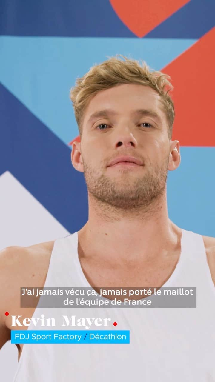 ケビン・マイヤーのインスタグラム：「Kevin Mayer veut vibrer avec le public français aux Jeux Olympiques de @Paris2024. Gagner à la maison, c’est l’objectif que s’est fixé le décathlonien et ambassadeur de la #FDJSportFactory🇫🇷🔥 L’intégralité de son portrait dans le lien en bio.  #EtVoirLaFranceGagner #EtVoirKevinGagner #sport #decathlon @mayer.deca @lequipe」