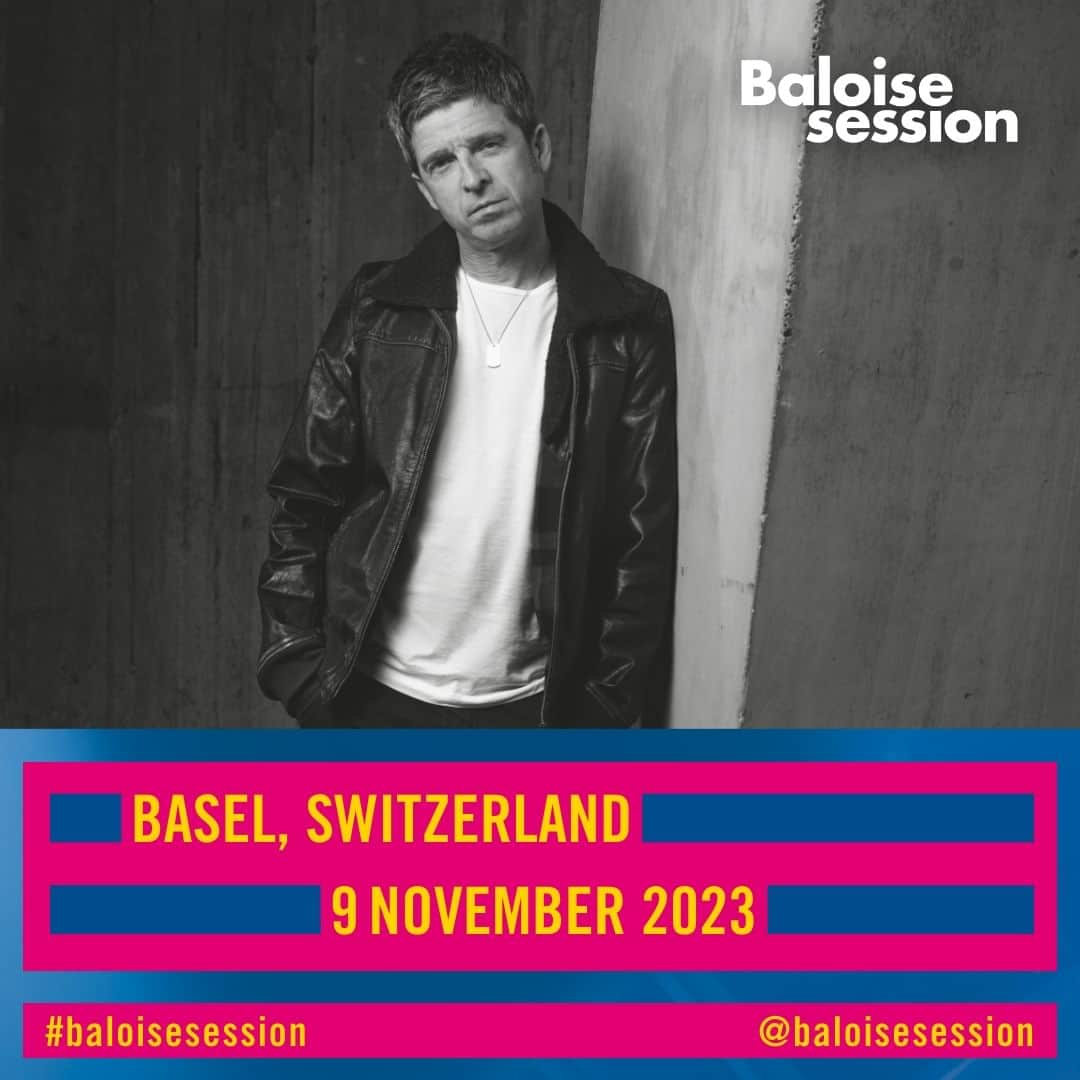 ノエル・ギャラガーのインスタグラム：「BASEL🇨🇭 Noel Gallagher’s High Flying Birds play Baloise Session on November 9th! Tickets on sale Wednesday 30th August, 8am local (link in bio) #BaloiseSession」