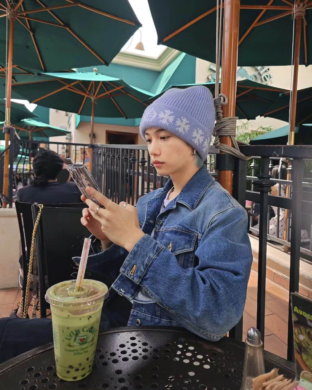 のインスタグラム：「#stay #felix 🤍🩵🤍🩵」