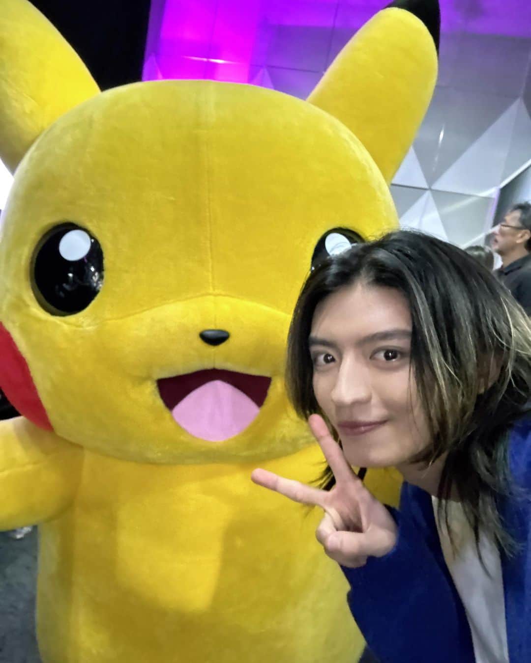のインスタグラム：「Seventeen夏の学園祭2023   ありがとうございました🤝🏻  #杢代和人 #仲良いみんなと #ピカチュウ #イーブイ」