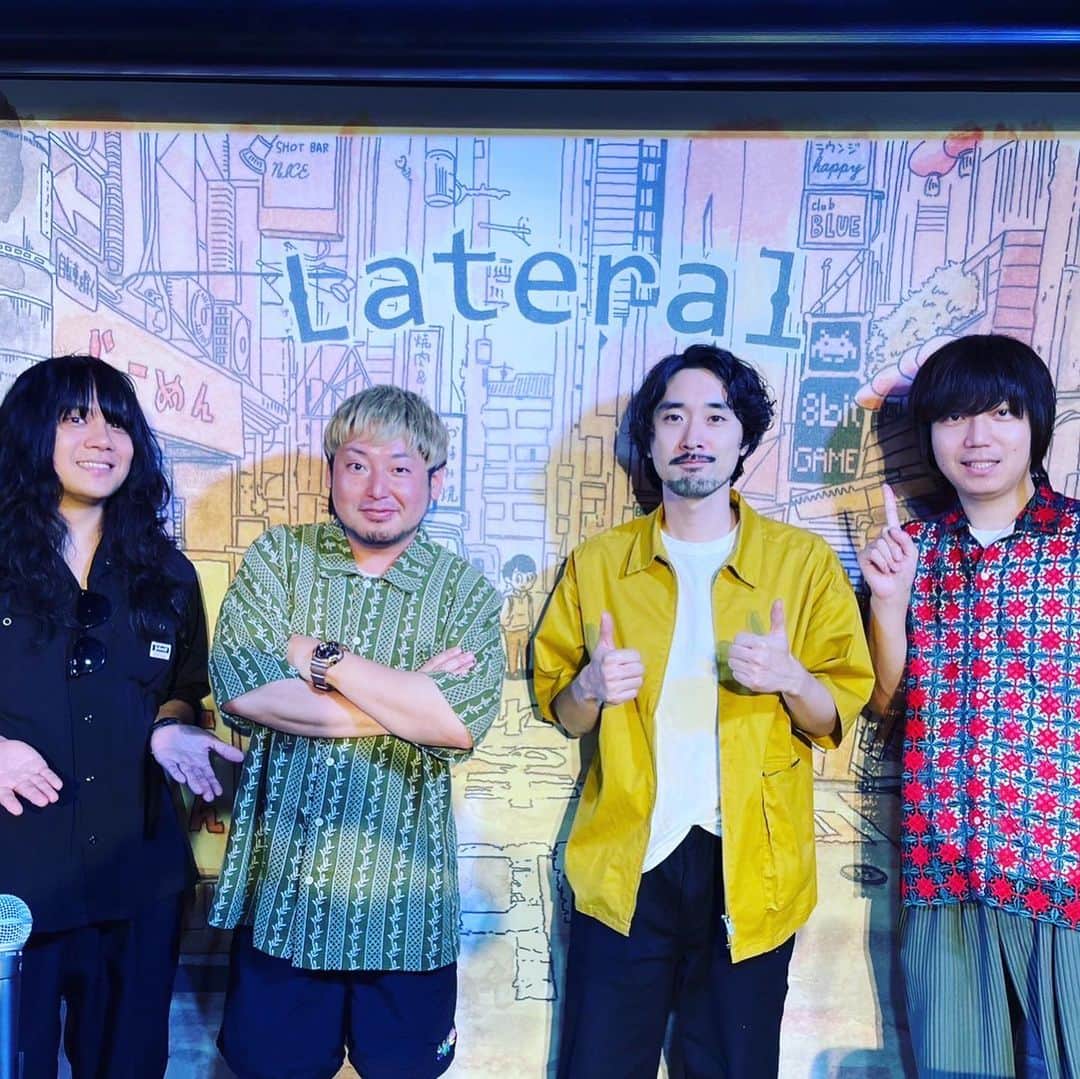 モリスのインスタグラム：「はじめてのソゴウ会トークライブ たのしかったねえ  #ソゴウ会 #キュウソネコカミ #夜の本気ダンス #ヤバイTシャツ屋さん #西ドラ」
