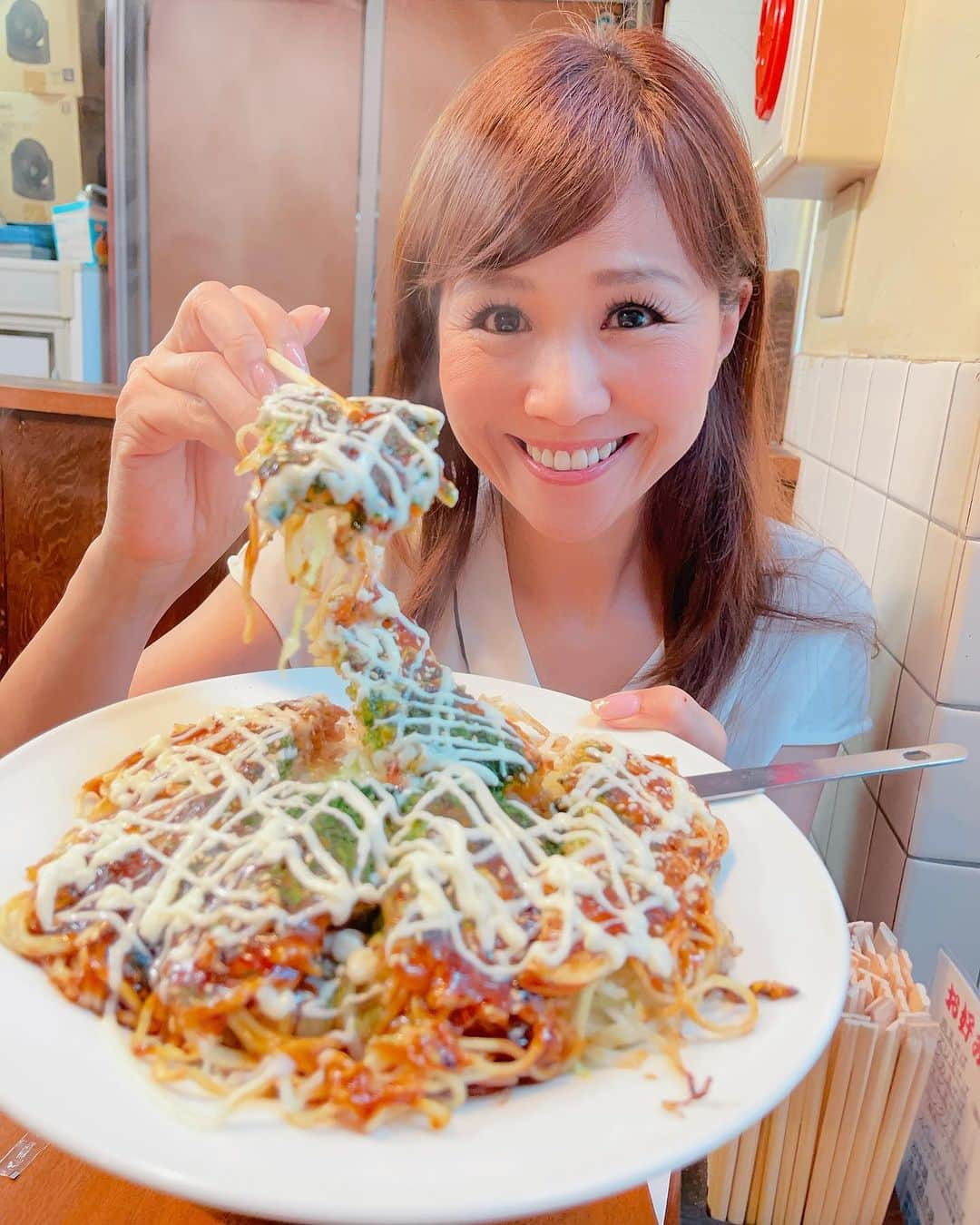 重太みゆきさんのインスタグラム写真 - (重太みゆきInstagram)「昨日は福山駅の目の前にあるお好み焼き田吾さんで食べた🥰美味しかったぁー✨  今日は広島空港で五エ門のお好み焼きにしよーっと！  #お好み焼き #お好み焼き田吾 さん #広島 #福山駅 #田吾 #美有姫 #重田みゆき #重太みゆき  #印象評論家」8月23日 19時12分 - shigetamiyuki