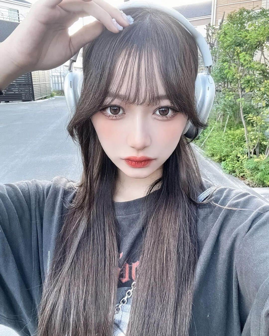 のインスタグラム：「ｳｲﾝｸなら任せろ(^_-)-☆⁡ ⁡ ⁡ ⁡ ⁡ ⁡ ⁡ ⁡ ⁡#アイドル #iiiidolll  #エクステ #グレージュ #韓国メイク#fashion #portrait #selfie #随手拍 #網美 #셀카 #패션 #데이트」