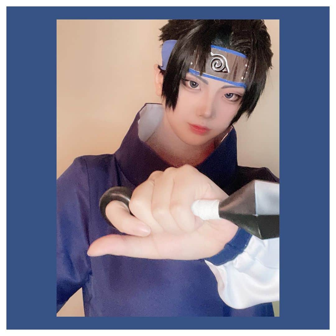 京夏のインスタグラム：「うちはサスケ   #コスプレ  #Cosplay  #うちはサスケ  #NARUTOコスプレ」