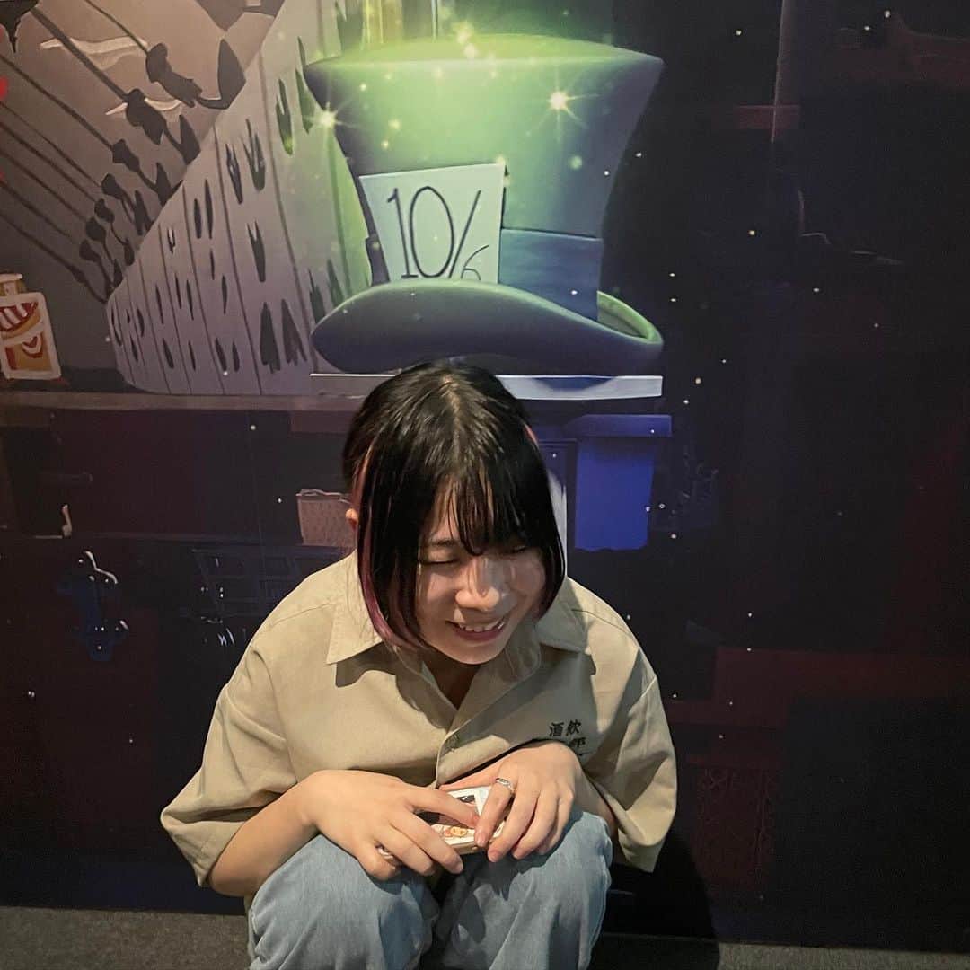 白桃ちゃんのインスタグラム：「リスナーとデートするわたし幸せそうだな」