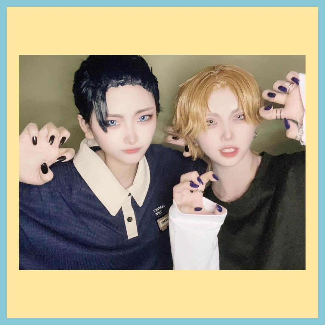 京夏のインスタグラム：「🐈【京夏】 🐈‍⬛【凛月】   #コスプレ  #創作男子  #Cosplay  #猫  #擬人化」