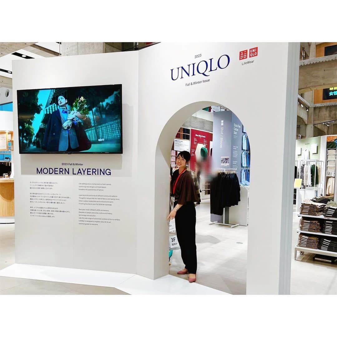 徳山沙季さんのインスタグラム写真 - (徳山沙季Instagram)「. UNIQLO TOKYOで開催中の LifeWear Exhibition 2023 に 伺いました 𓂃 𓈒𓏸  1階では、FWの一押しアイテムやレイヤードのコーディネートがならんでいました☺︎ レイヤードはなかなかしないので すごく参考になります! . 期間限定のクレープ屋さんもありますよ𓌉◯𓇋 ファッションアイテムに見立てたクレープが食べられますよ‪𓂑 𓌈 ‎ . 2023FWの新作アウターもたくさん試着しました⛄️ 今年のアウターも、シルエットも機能もすばらしく、こちらもまたご紹介します❇︎ FWアイテムもお買い物したので コーデをpostしたいと思います❥︎ . @uniqlo_jp  #uniqlo2023FW #UNIQLO #ootd #uniqlolifewear #uniqlo_with #instafashion  #UNIQLOTOKYO」8月23日 19時39分 - saki.whitesnow