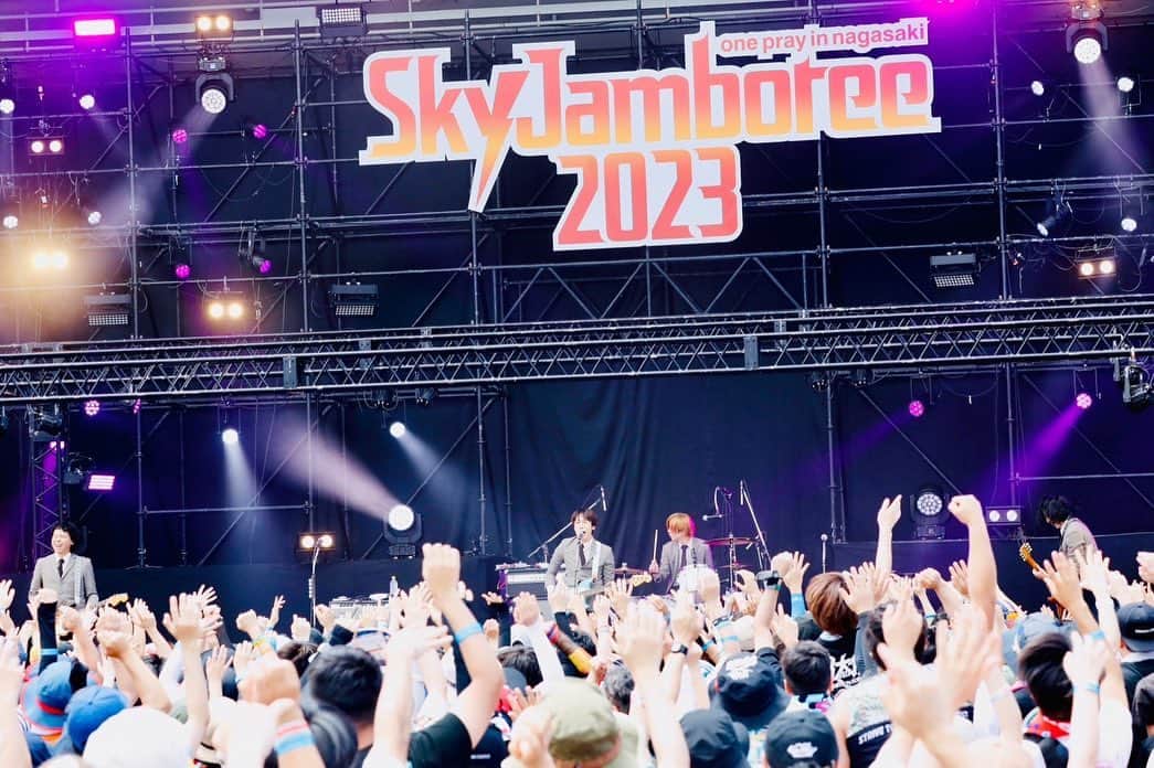 THE BAWDIESのインスタグラム：「「Sky Jamboree 2023 ～one pray in nagasaki～｣  #thebawdies #bawdies #SkyJamboree」