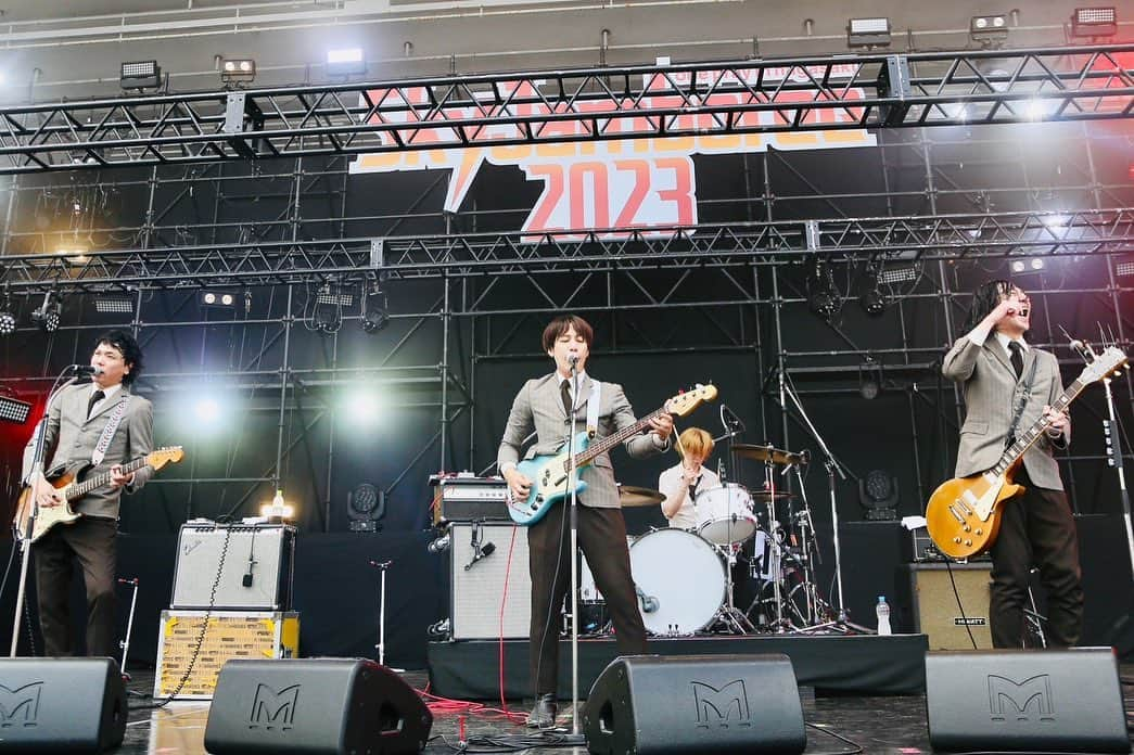 THE BAWDIESさんのインスタグラム写真 - (THE BAWDIESInstagram)「「Sky Jamboree 2023 ～one pray in nagasaki～｣  #thebawdies #bawdies #SkyJamboree」8月23日 20時01分 - thebawdies