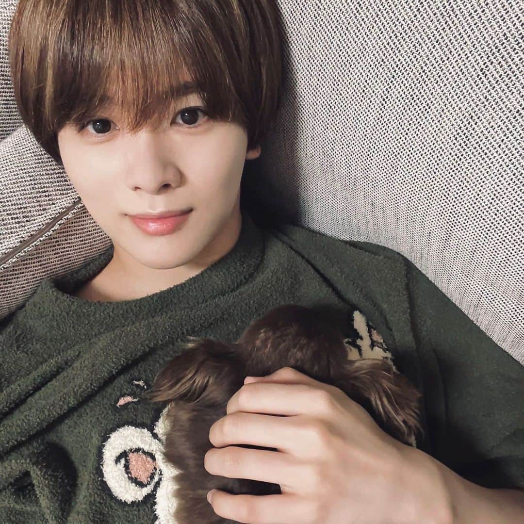 六花清春のインスタグラム：「載せるの忘れていた！ 実家帰った時のやつ🐶」