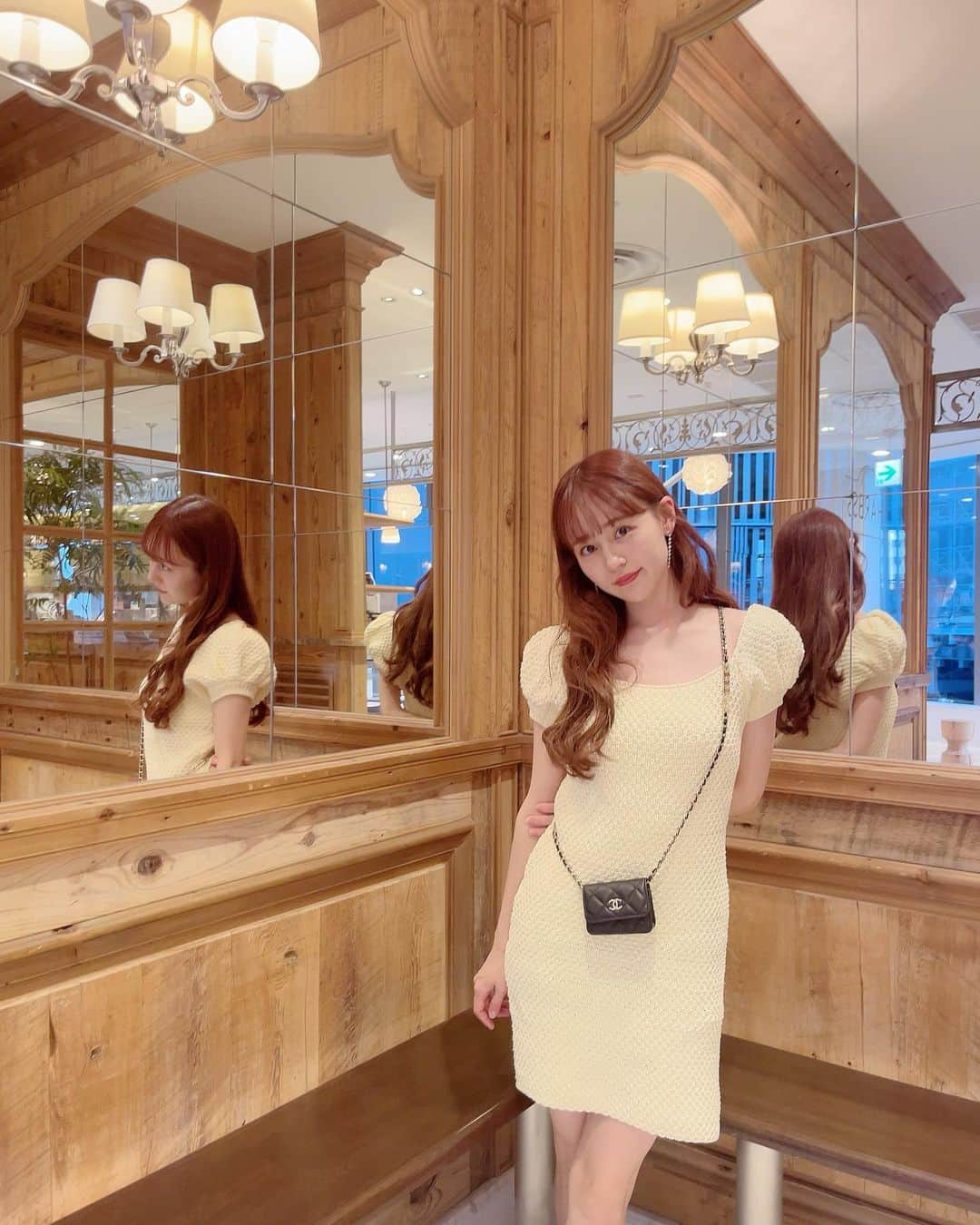 のインスタグラム：「お気に入りのワンピース♡ #outfit #zara #chanel」