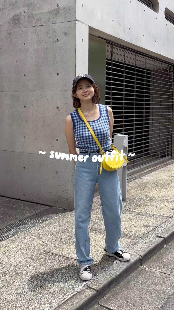 鈴本美愉のインスタグラム：「SUMMER OUTFIT🌻 ARCHIVE SALE最大60%off & FINAL SUMMER SALE 50%off中です✨ さらに春夏アイテムを2点以上ご購入で10%offもやっています🫢  秋まで着られるアイテムも多数！ Muléau オンラインストアチェックしてね〜」