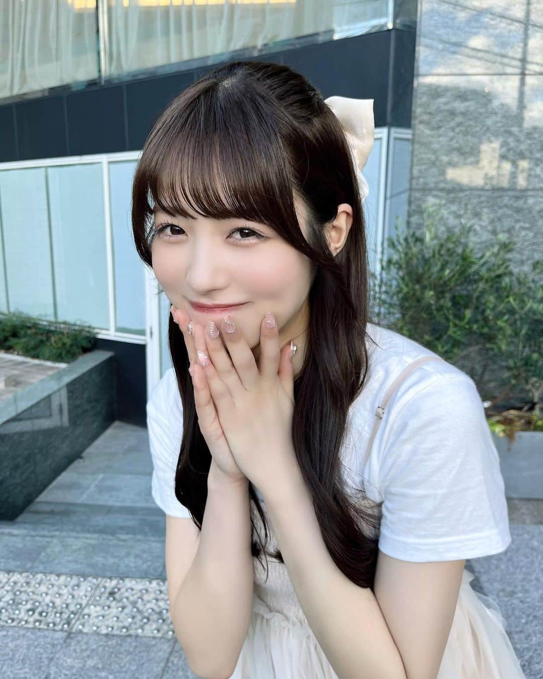 浅原凜のインスタグラム：「フレンチガーリーな女の子すき？  クリー厶ぽい色とか、 チュールとか、 だいすき🫶🏻」