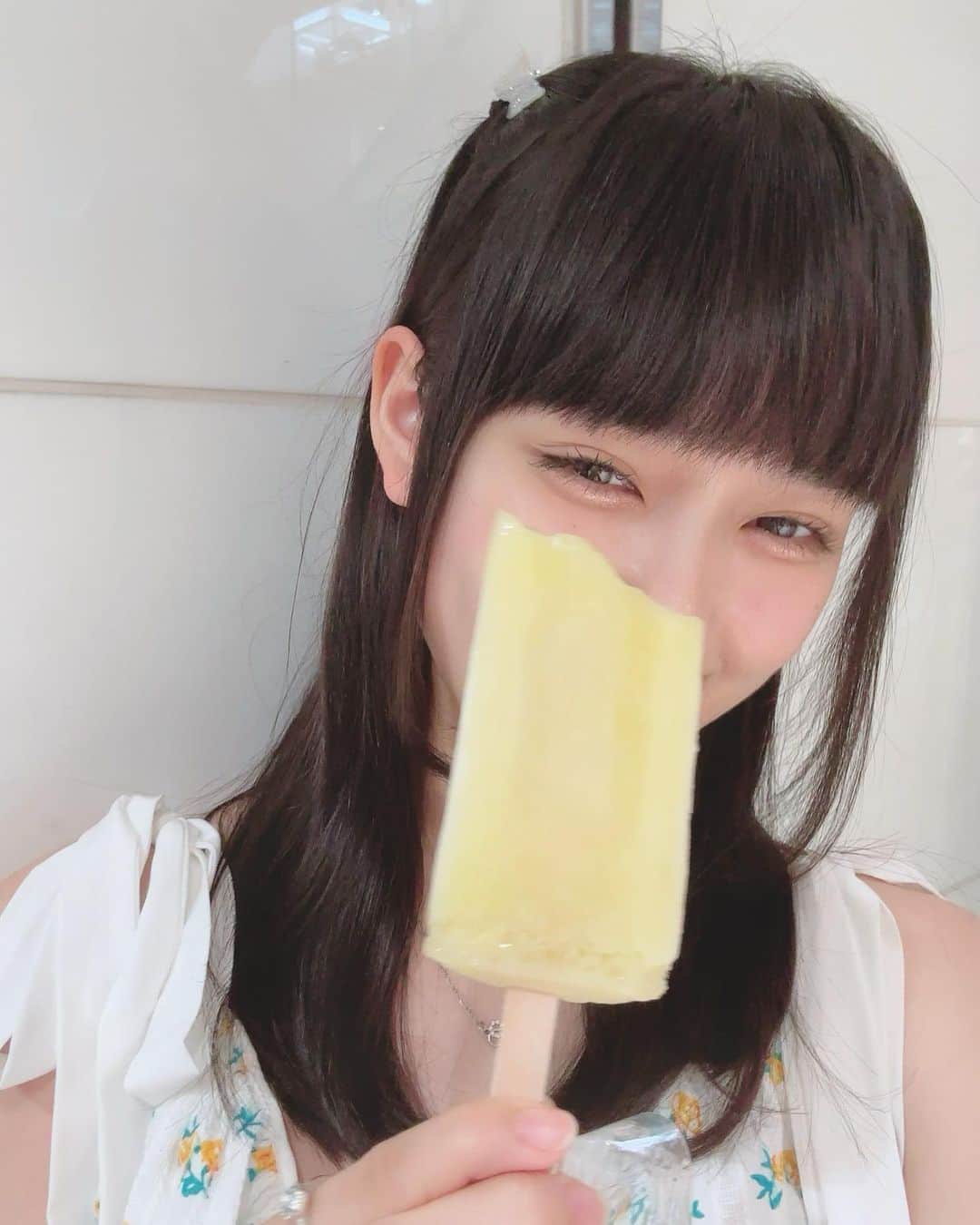 松本恵莉紗のインスタグラム：「夏はアイスでしょ！」