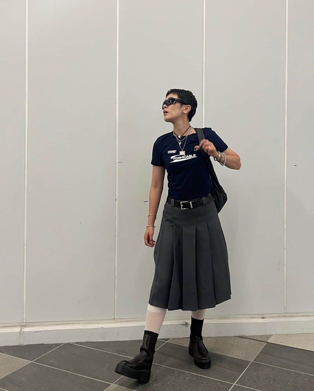 畠山千明さんのインスタグラム写真 - (畠山千明Instagram)「最近毎日スカートなので、スカートまとめ👗 チャリを乗らなくなったから履けるようになったのと、ただ涼しい😂」8月23日 21時53分 - hatakeyama_chiaki