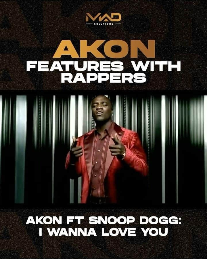 エイコンのインスタグラム：「Akon has never missed on a song with a rapper. He always delivers.   These are our favourite Akon tracks featuring rappers.  Which’s your favourite one?  Also, anticipate NEW AKON EP “Afro Freak”, Out this Friday!🚨  #madsolutions #akon #afrofreak #afrobeats」