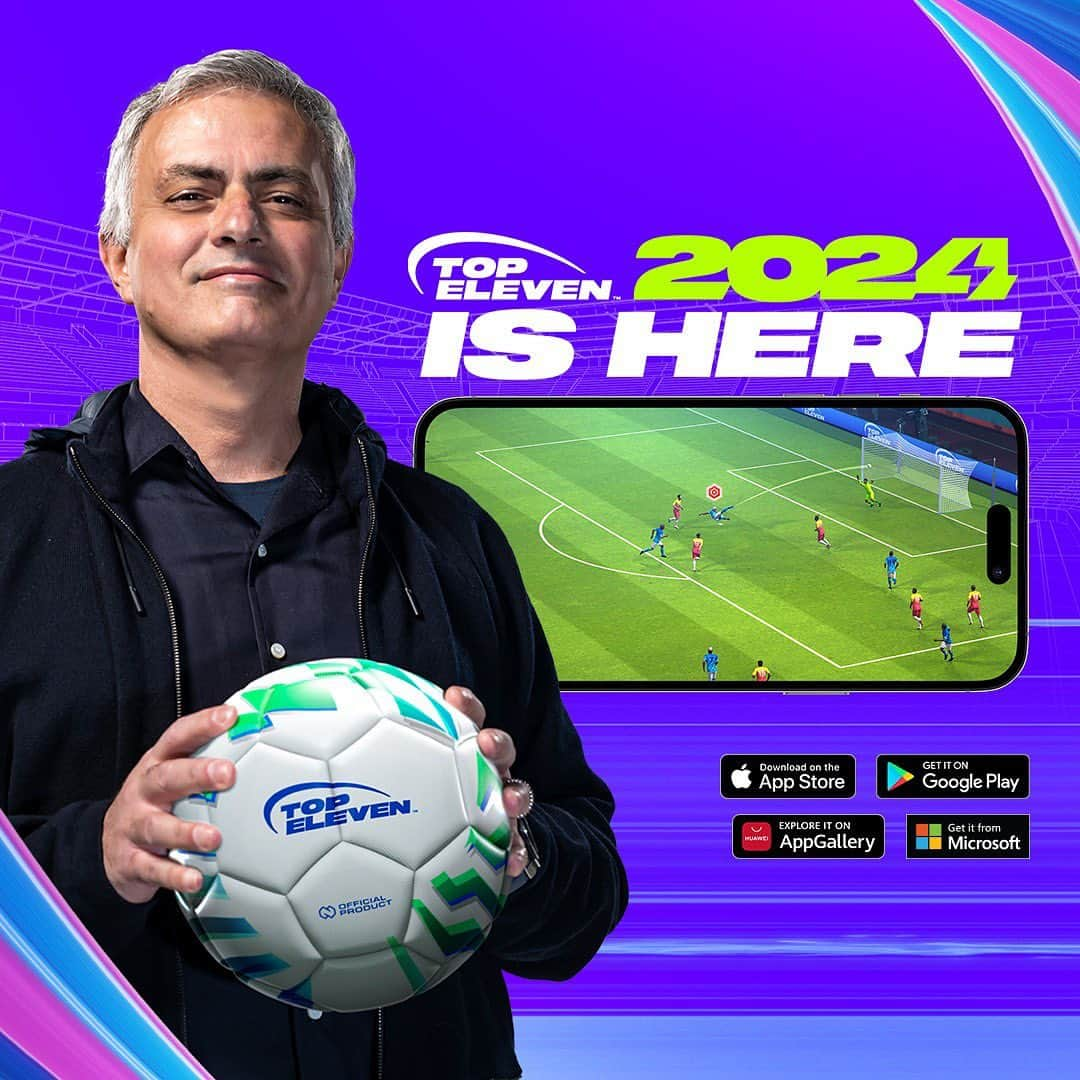 ジョゼ・モウリーニョさんのインスタグラム写真 - (ジョゼ・モウリーニョInstagram)「Top Eleven 2024 is here with a supercharged 3D Live Match! Manage your own football club along with me and let’s go for trophies! Play now for free. #ad」8月23日 23時05分 - josemourinho