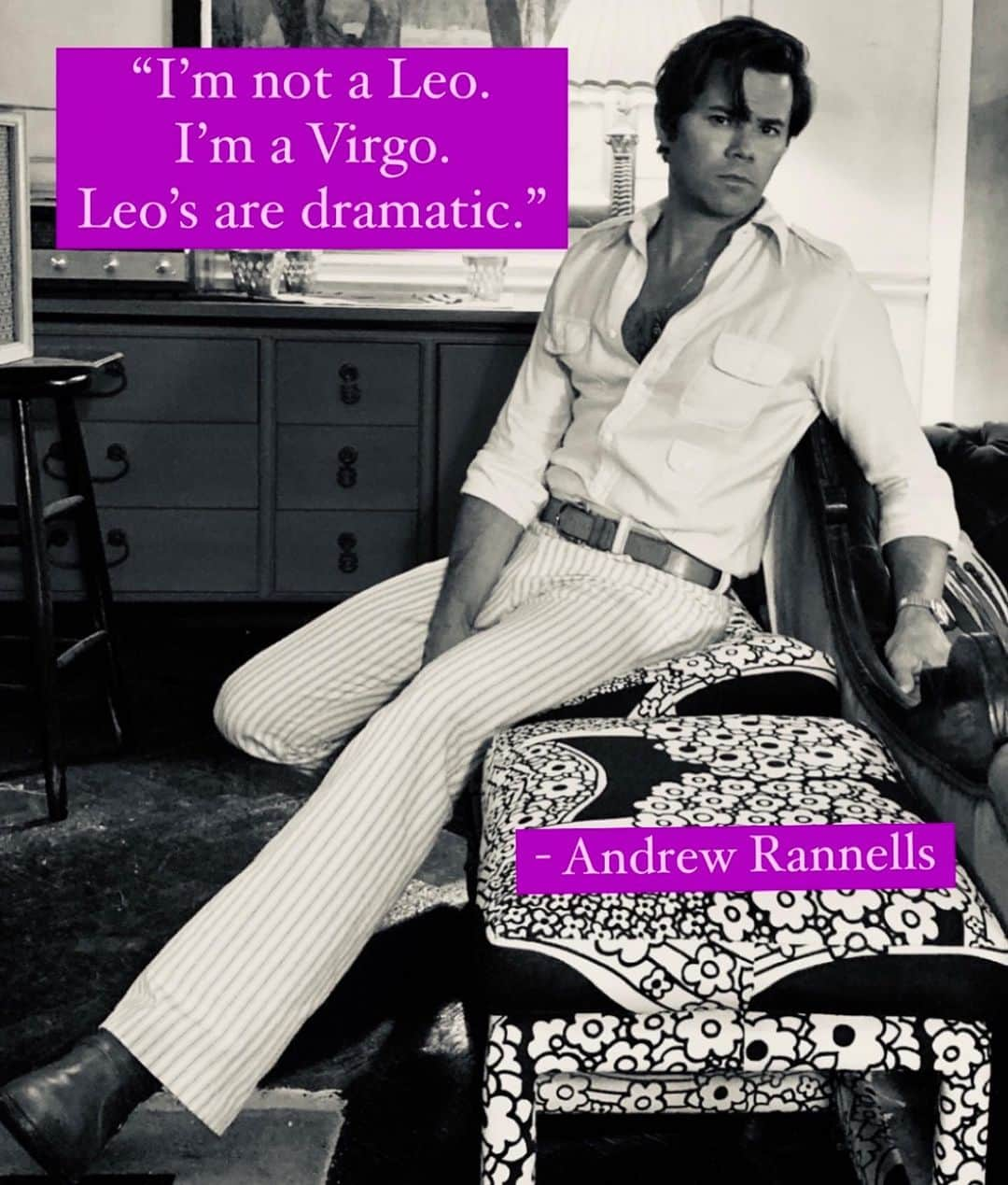 タック・ワトキンスのインスタグラム：「Today is @andrewrannells birthday. Do not taunt him. He straddles the Leo/Virgo cusp.」