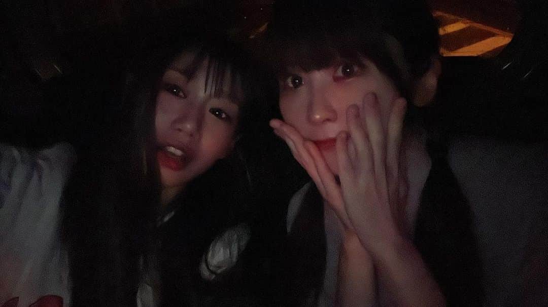 岩淵紗貴のインスタグラム：「イワラジ心霊ロケありがとうございました！！！ まじで怖かった！！ 電波悪くてごめんね！！  チェキが気になる、、、  橋が怖すぎる」