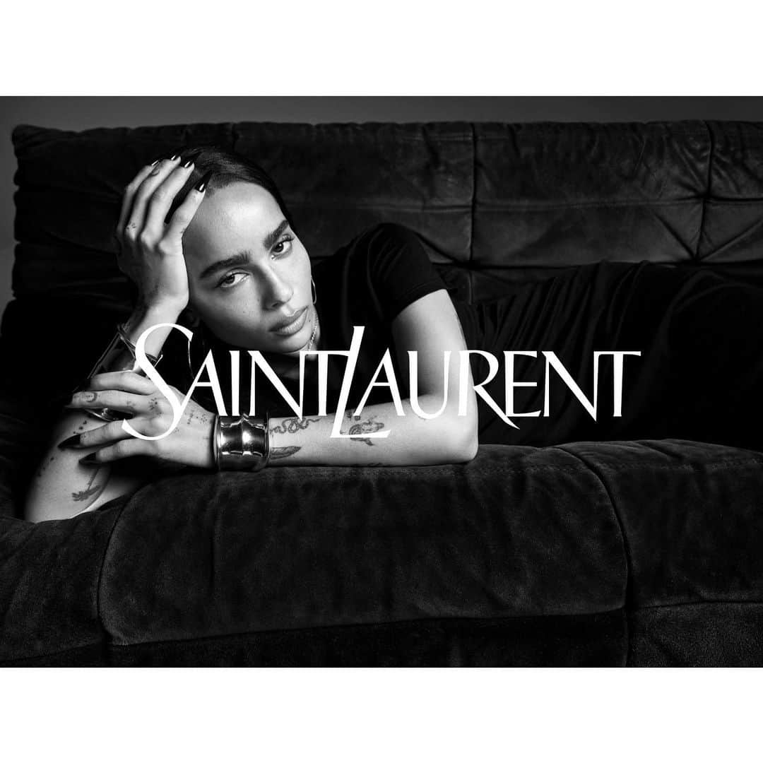 ゾーイ・クラヴィッツのインスタグラム：「fall 23 @ysl」