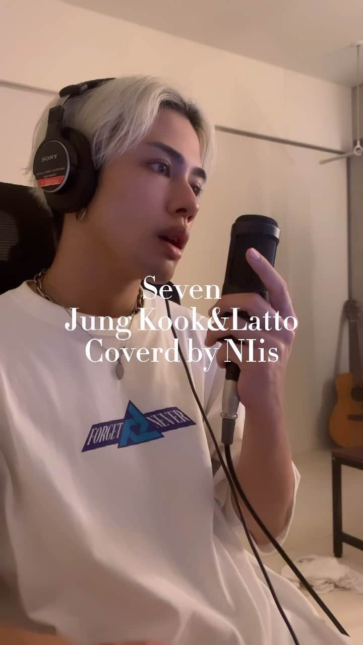 永長壱晟のインスタグラム：「Jung kook&Latto/Seven（Covered by NIis）#jungkook #seven #cover #music #歌ってみた」