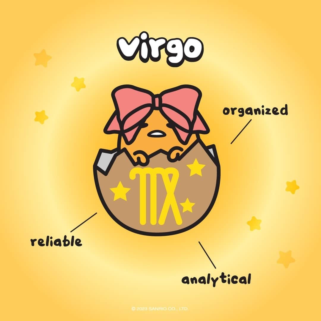 ぐでたまのインスタグラム：「you know what season it is… tag a reliable #virgo ♍️」