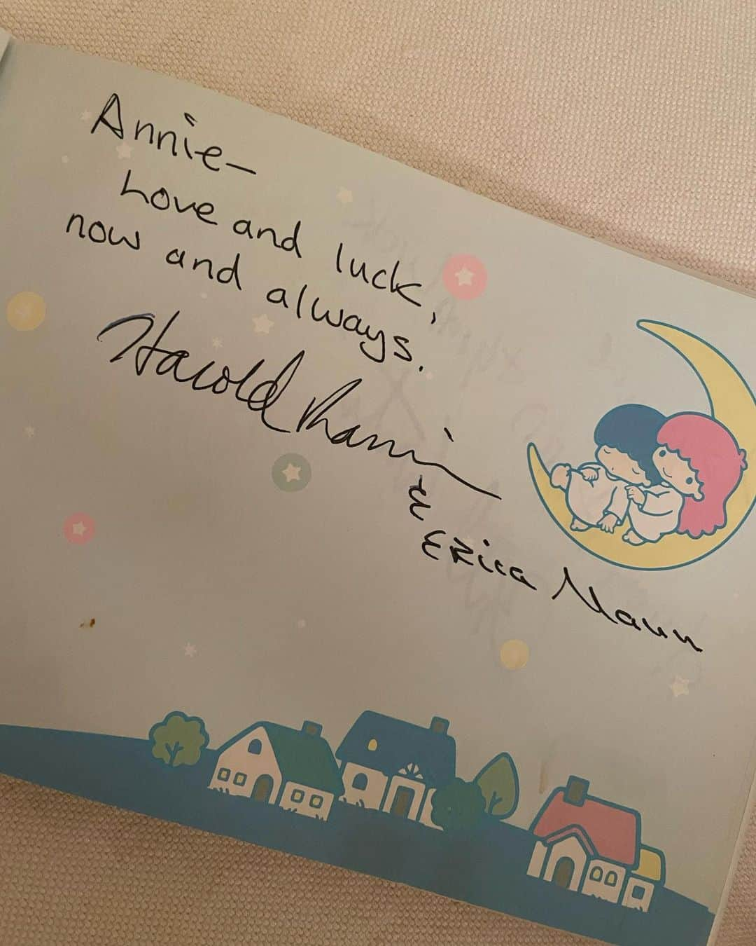 ナンシー・マイヤーズさんのインスタグラム写真 - (ナンシー・マイヤーズInstagram)「I just unearthed a family treasure. My daughter Annie’s @thisoakhouse autograph book from around 1987-1989. Some were our  friends, others were people we somehow met or knew. Teri Garr, Albert Brooks, Mario Puzo (we met him on a plane), Cher, @diane_keaton, Maria from Sesame Street!, Phyllis Diller, Harold Ramis + Gary Shandling. ❤️」8月24日 12時26分 - nmeyers