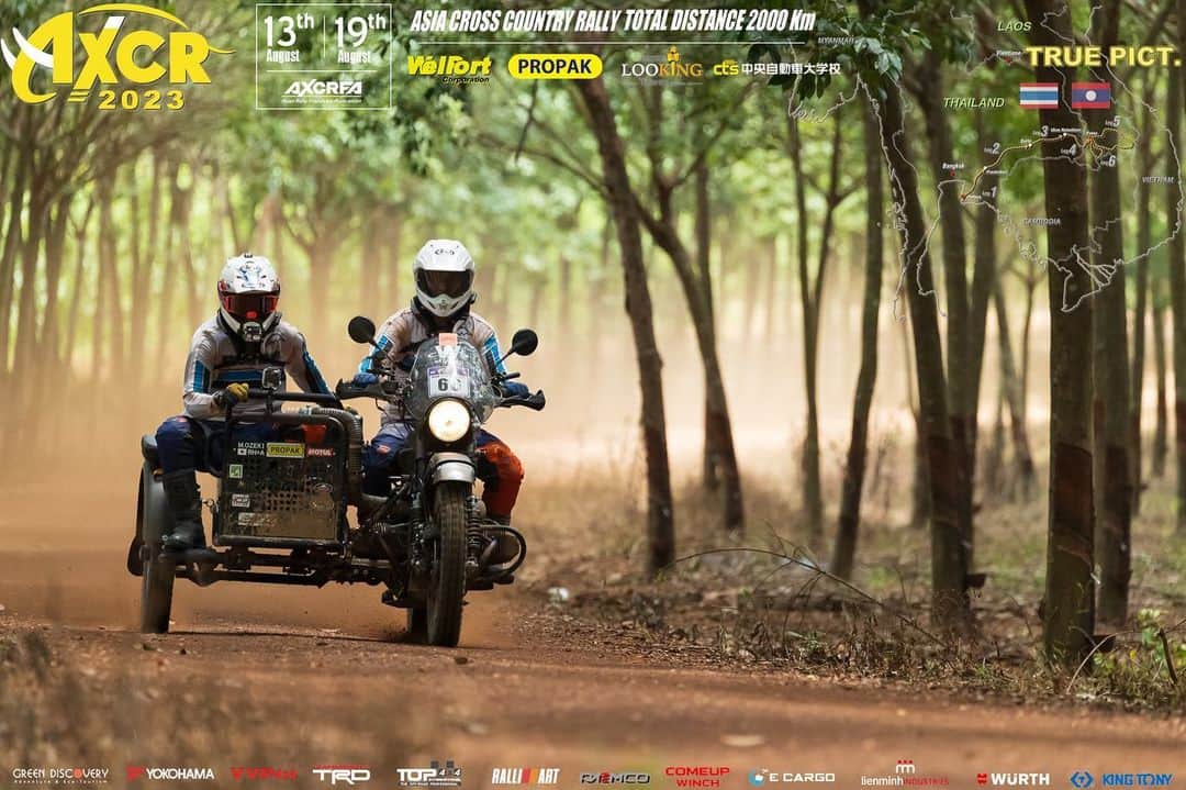 Ural Motorcyclesさんのインスタグラム写真 - (Ural MotorcyclesInstagram)「Uralチーム in #asiacrosscountryrally2023  📸: R1 Japan」8月24日 11時07分 - ural_japan_official