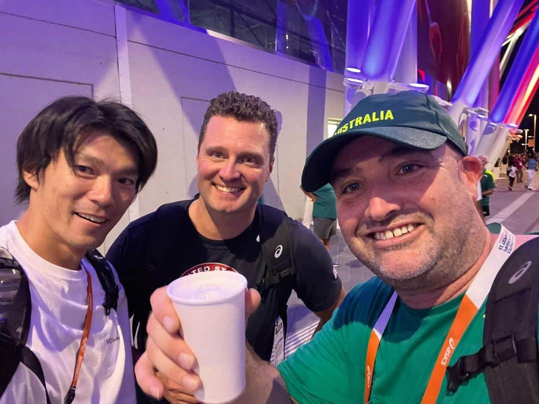 澤野大地さんのインスタグラム写真 - (澤野大地Instagram)「with the best of pole vault coaches!!!  #polevault #ブダペスト世界陸上 #friends」8月24日 5時21分 - daichisawano