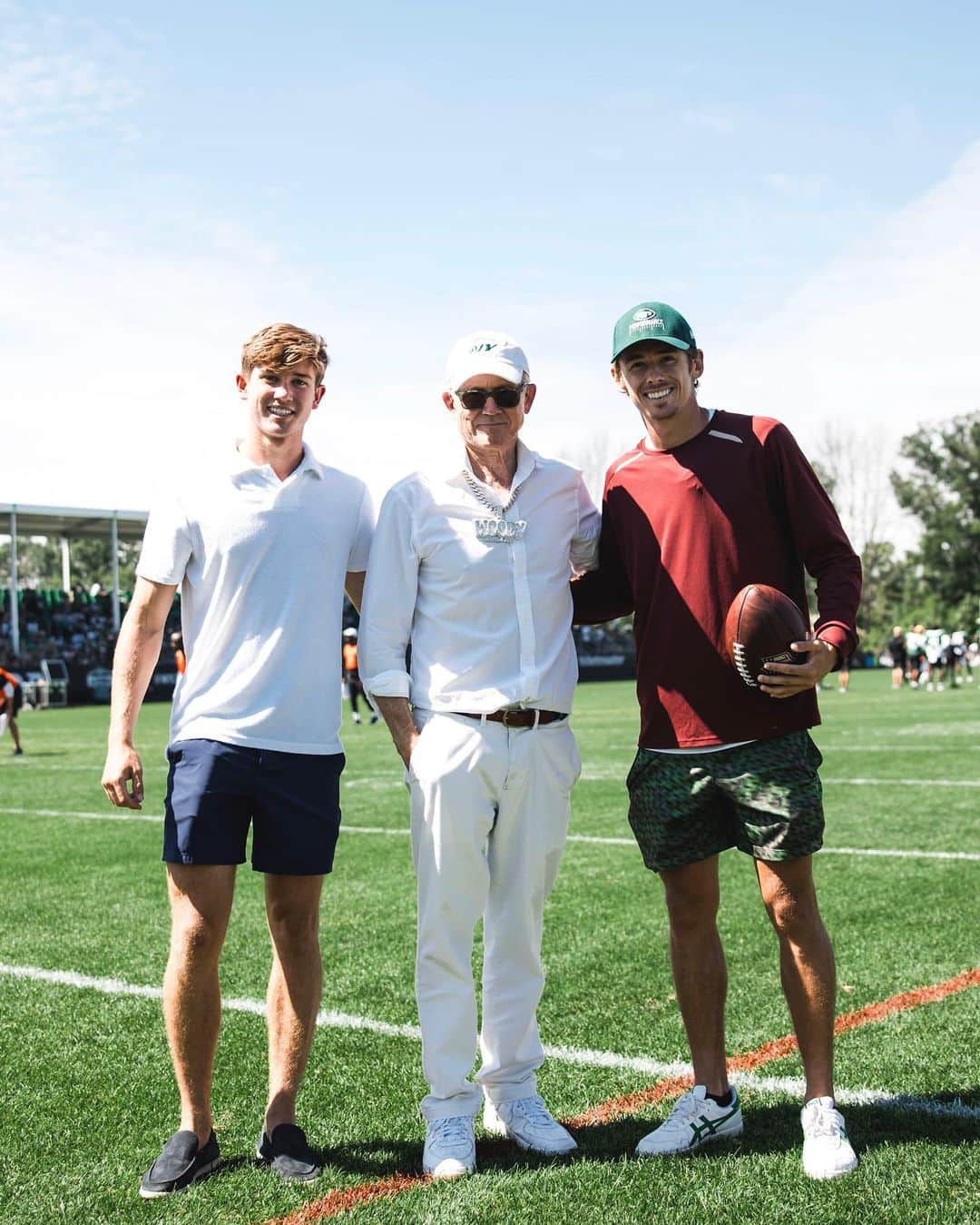 のインスタグラム：「🏈 @nyjets x @alexdeminaur 🎾」